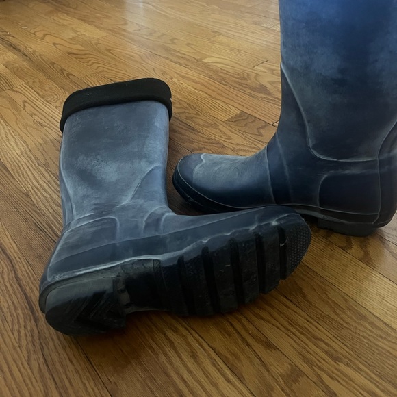 Washed Dark Blue Original Tall Hunter Boots (Socks Included) - Picture 5 of 6